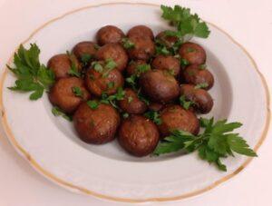 exquisite brown mushrooms in the oven recipe