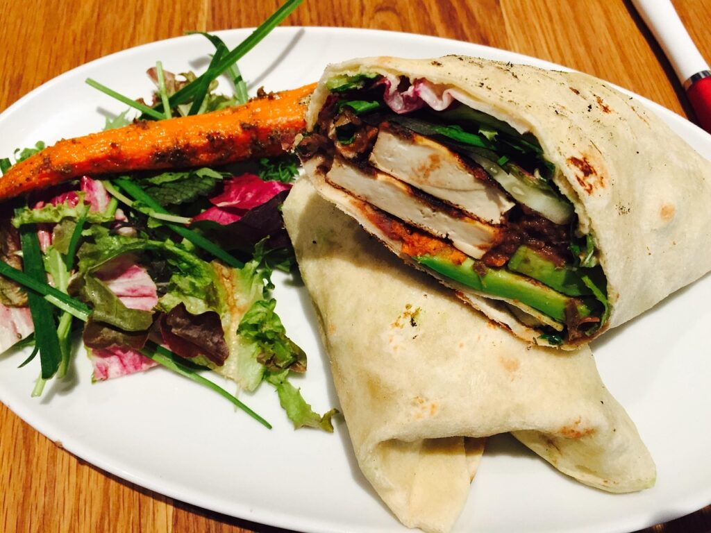 What I eat in June: herbal wrap