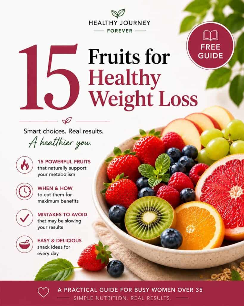15 Fruits for Healthy Weight Loss – free nutrition guide for women over 35