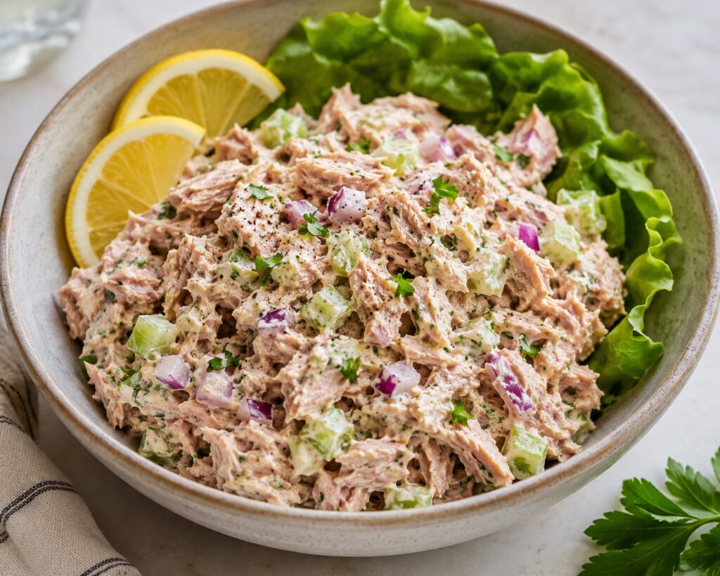 What to eat in August-Tuna salad