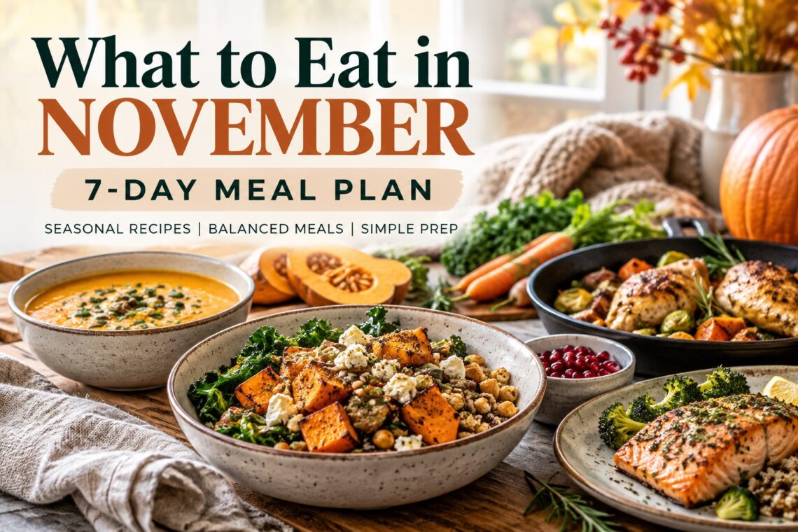 What to Eat in November: Healthy 7-Day Meal Plan